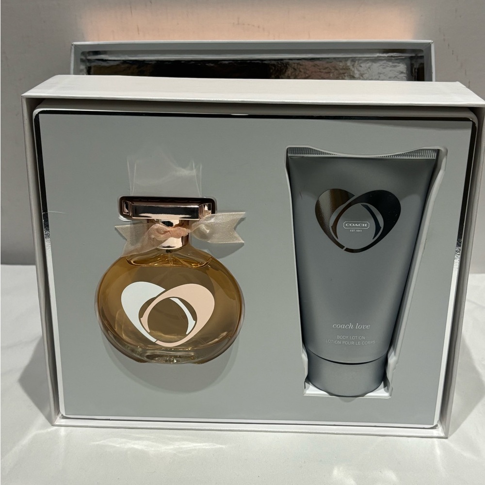 Coach Love Fragrance and Lotion Set in Gold and Silver - Picture 3 of 7